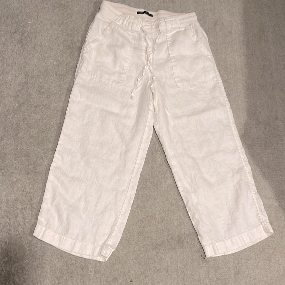 Mark’s & Spencer Linen cropped pants size 4